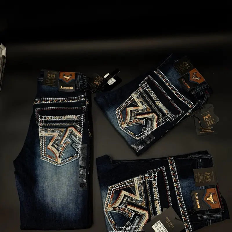 Men's Premium Boot Cut Denim Jeans - Pantalon Vaquero para hombre