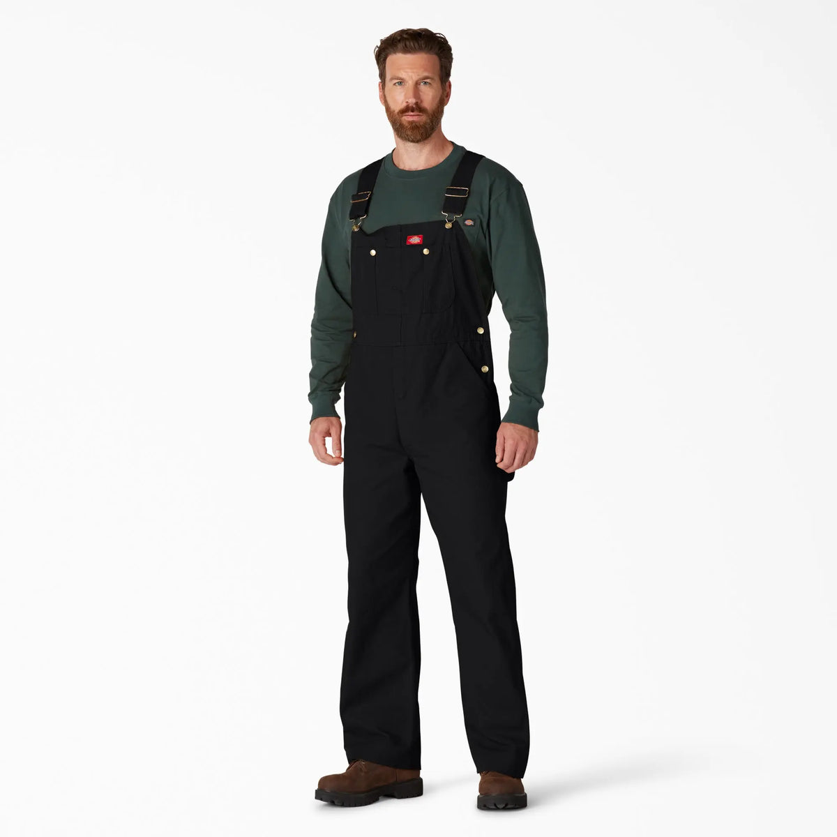 Dickies Classic Bib Overalls,Durable Comfort, Utility Storage, Wide Leg, Workwear Style