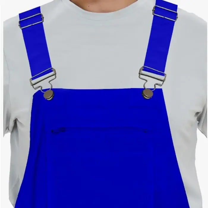 Workidea Men's Bib Overall with metal gourd easy clip Cotton Mix Comfortable Menswear