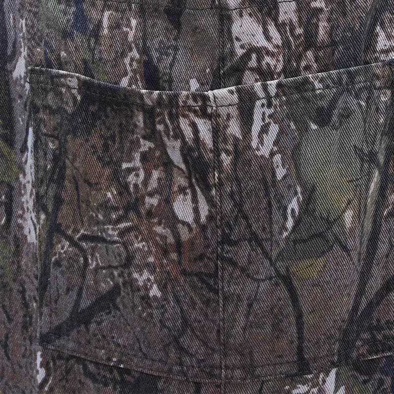 Yuanbang Stretchy Men's Camo Overalls Halloween Denim Camouflage Romper Fall Hunting Bib Turkey Season Gear Outdoor Workwear Jumpsuit Fashion Pattern Coveralls Menswear Daily Outfits Country Stuff Clothes Summer Winter Casual Pant Christmas Gifts for Guys