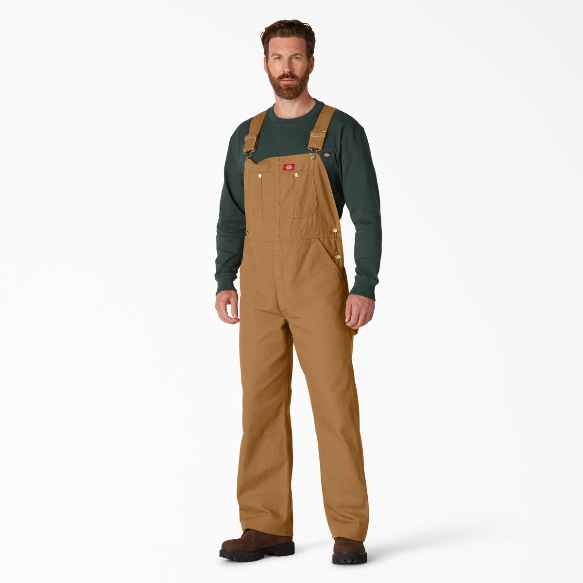 Dickies Classic Bib Overalls,Durable Comfort, Utility Storage, Wide Leg, Workwear Style