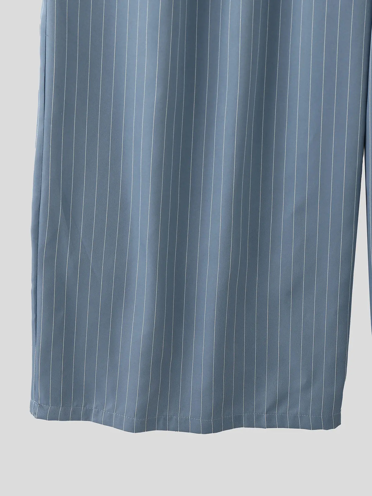 INCERUN Men's Fashion Casual Striped Wide Leg Suspender Pants Overalls, Stylish and Comfortable, Perfect for Daily Wear, Trendy Men's Clothing