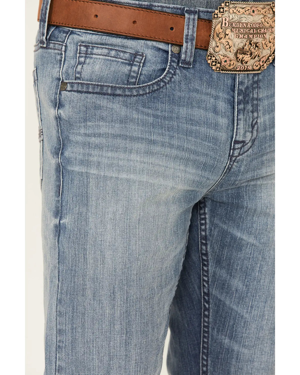 Cody James Men's Men'S Buckskin Wash Jackson Slim Straight Stretch Denim - Cjho21j21-Ltw