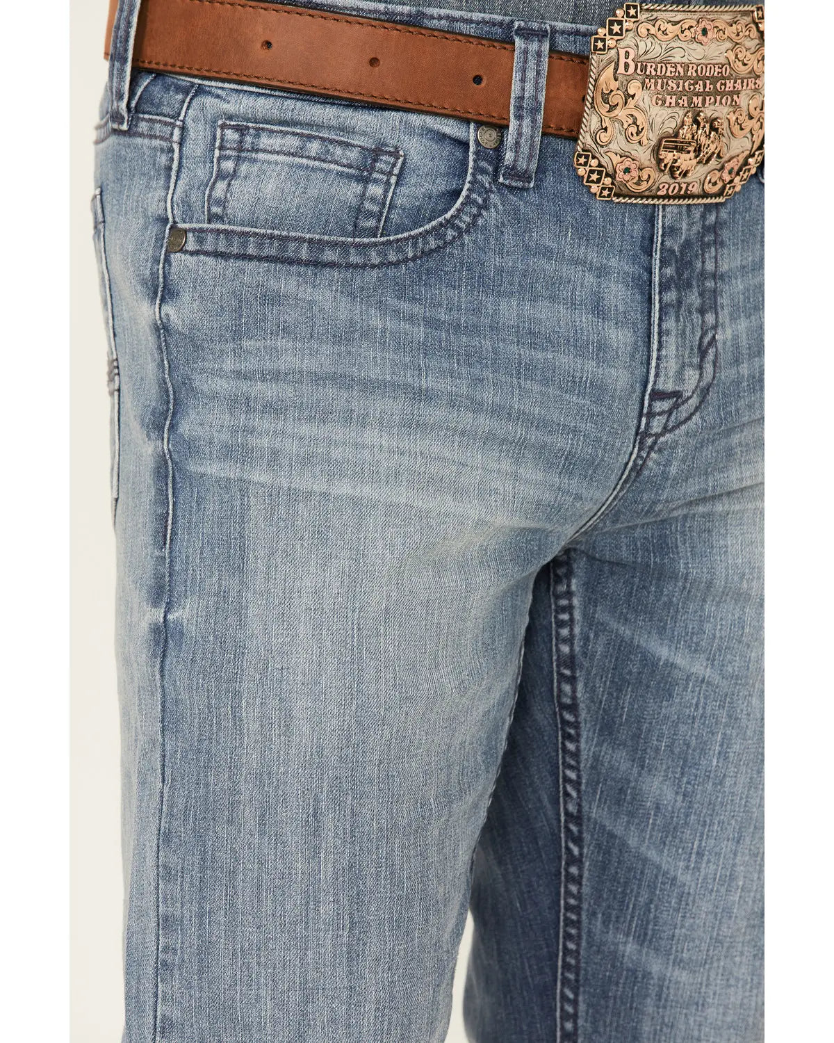 Cody James Men's Men'S Buckskin Wash Jackson Slim Straight Stretch Denim - Cjho21j21-Ltw