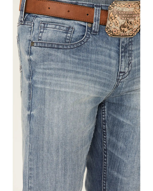 Cody James Men's Men'S Buckskin Wash Jackson Slim Straight Stretch Denim - Cjho21j21-Ltw