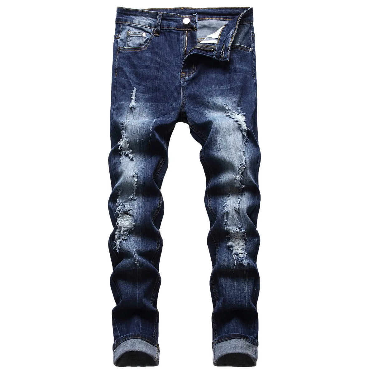 JUNBAOSS Men's Multi Pack Slim Fit Stretch Jeans Colored Skinny Jeans for Men, Distressed Straight Leg Casual Fashion Comfort Flex Waist Denim Pants, Menswear Classic Street Style Cotton Fabric Jean Natural Hipster Personalized Stylish Streetwear Jeans su