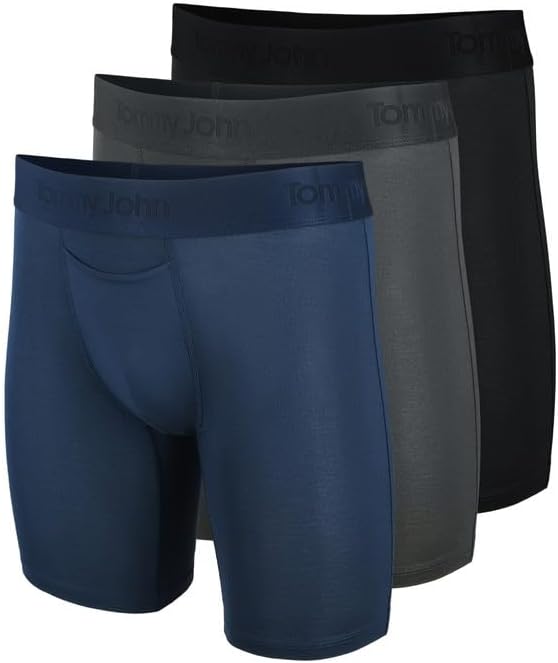 Tommy John Men's Second Skin 8" Boxer Brief Underwear