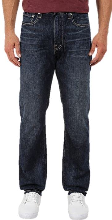 Lucky Brand 410 Athletic Fit Jeans in Black Rinse