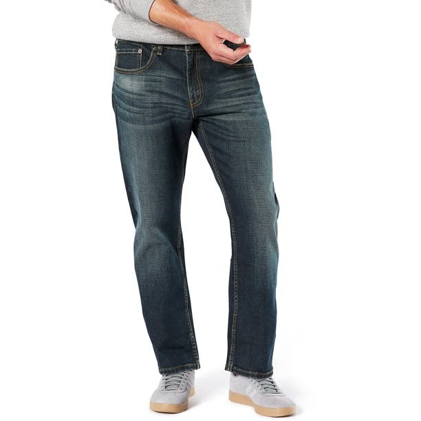 Levi Strauss Signature Gold Men's Relaxed Fit Flex Jeans