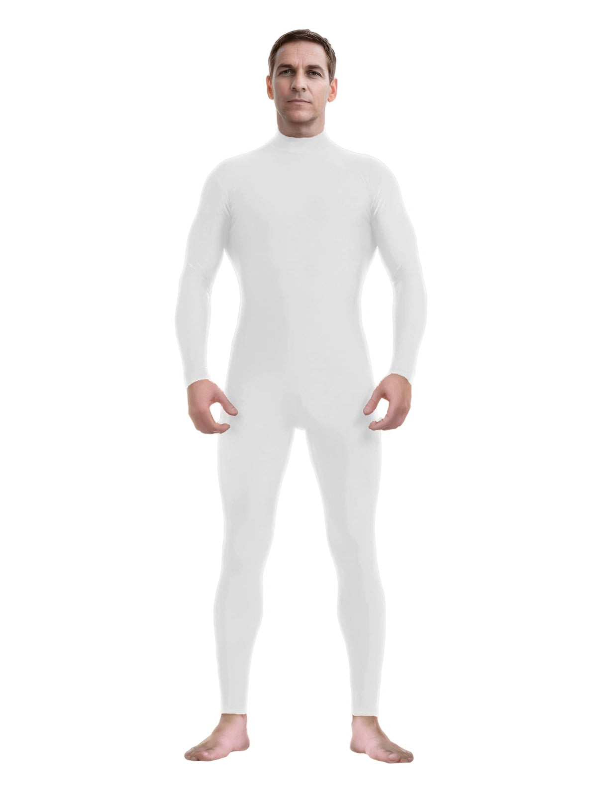 ATHX Men's and Women's Bodysuit Costume One Piece Unitard Halloween Spandex Skin Suit Cosplay Stretchy Full Body Zentai Suit