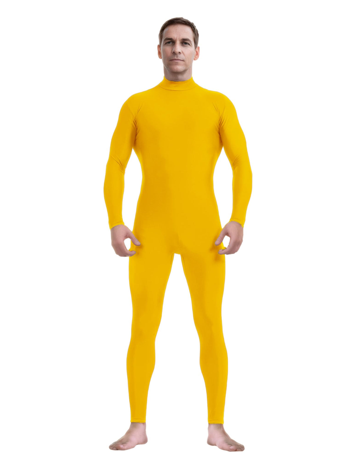 ATHX Men's and Women's Bodysuit Costume One Piece Unitard Halloween Spandex Skin Suit Cosplay Stretchy Full Body Zentai Suit