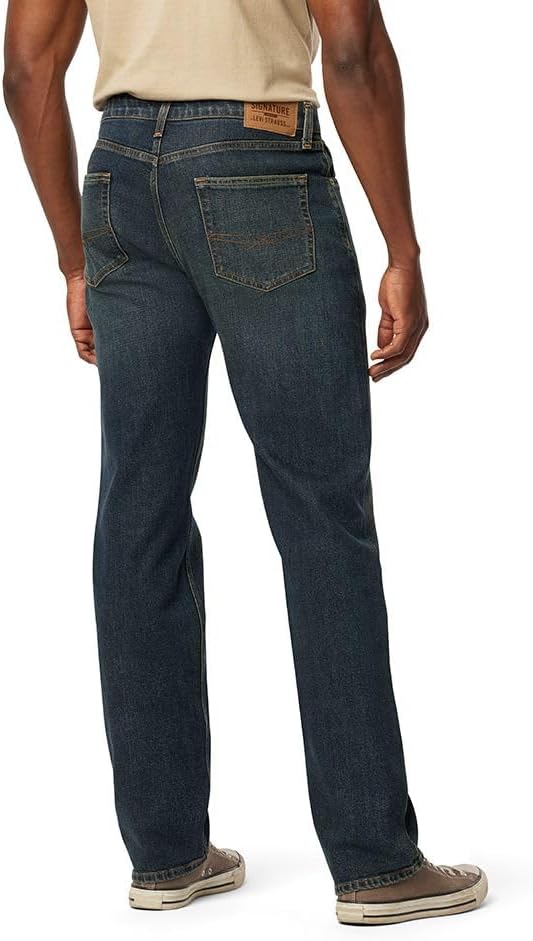Levi Strauss Signature Gold Men's Regular Fit Flex Jeans