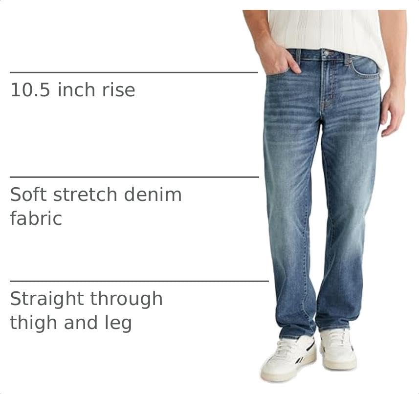 AEROPOSTALE Men's Premium Air Straight Jean