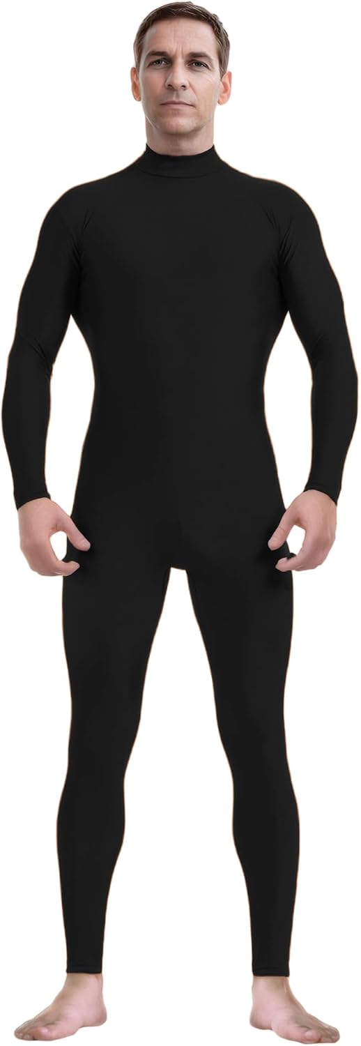ATHX Men's and Women's Bodysuit Costume One Piece Unitard Halloween Spandex Skin Suit Cosplay Stretchy Full Body Zentai Suit