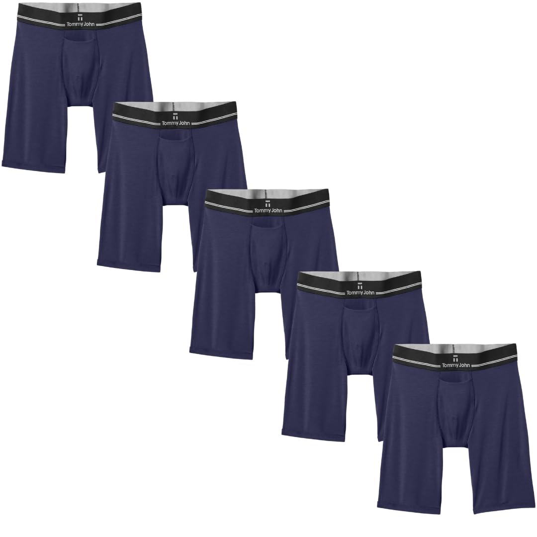 Tommy John Men's Second Skin 8" Boxer Brief Underwear