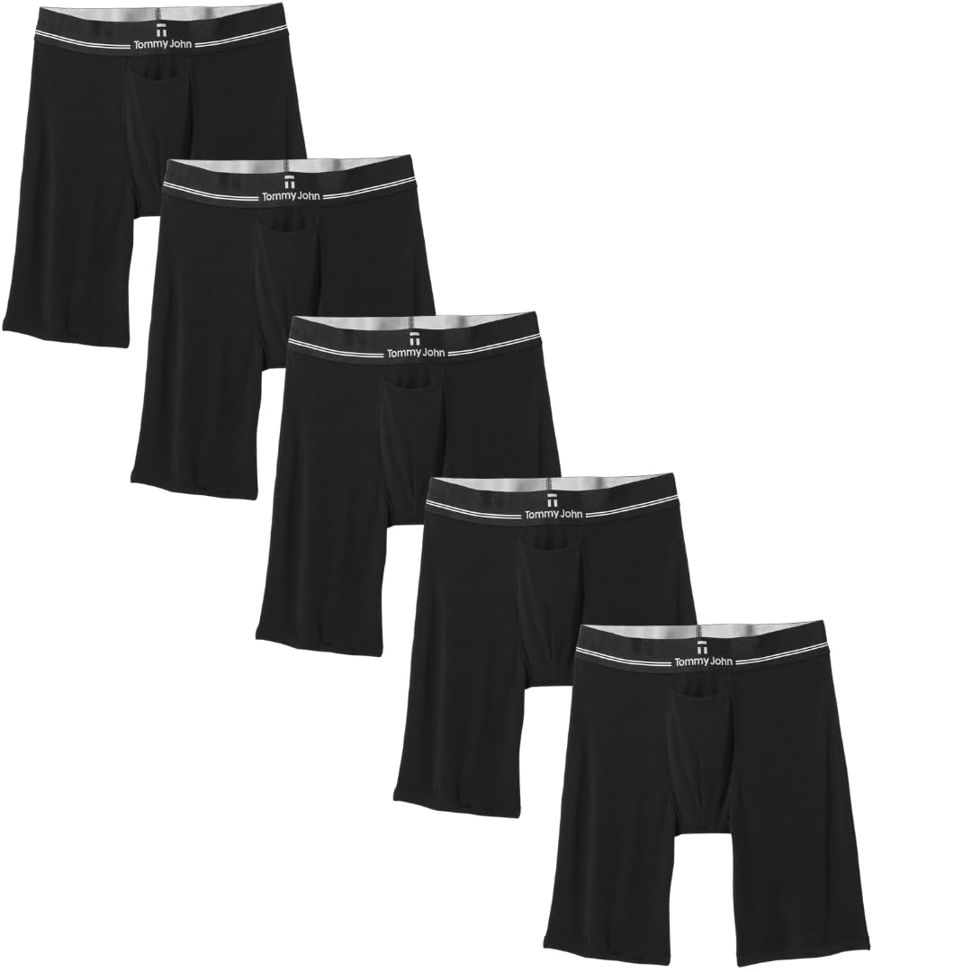 Tommy John Men's Second Skin 8" Boxer Brief Underwear