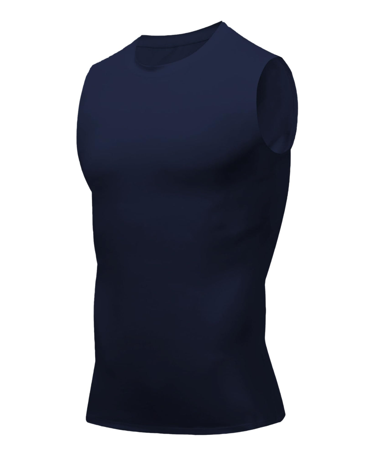 Compression Shirt Men Slimming Body Shaper Vest Crewneck Workout Tank Top