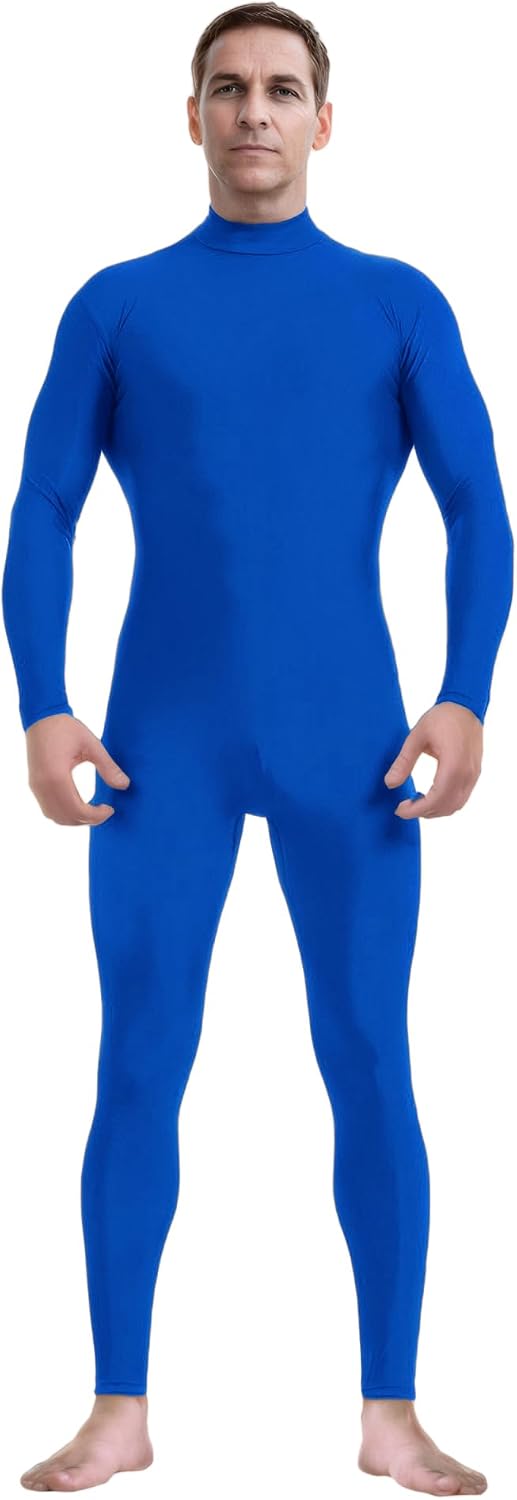 ATHX Men's and Women's Bodysuit Costume One Piece Unitard Halloween Spandex Skin Suit Cosplay Stretchy Full Body Zentai Suit