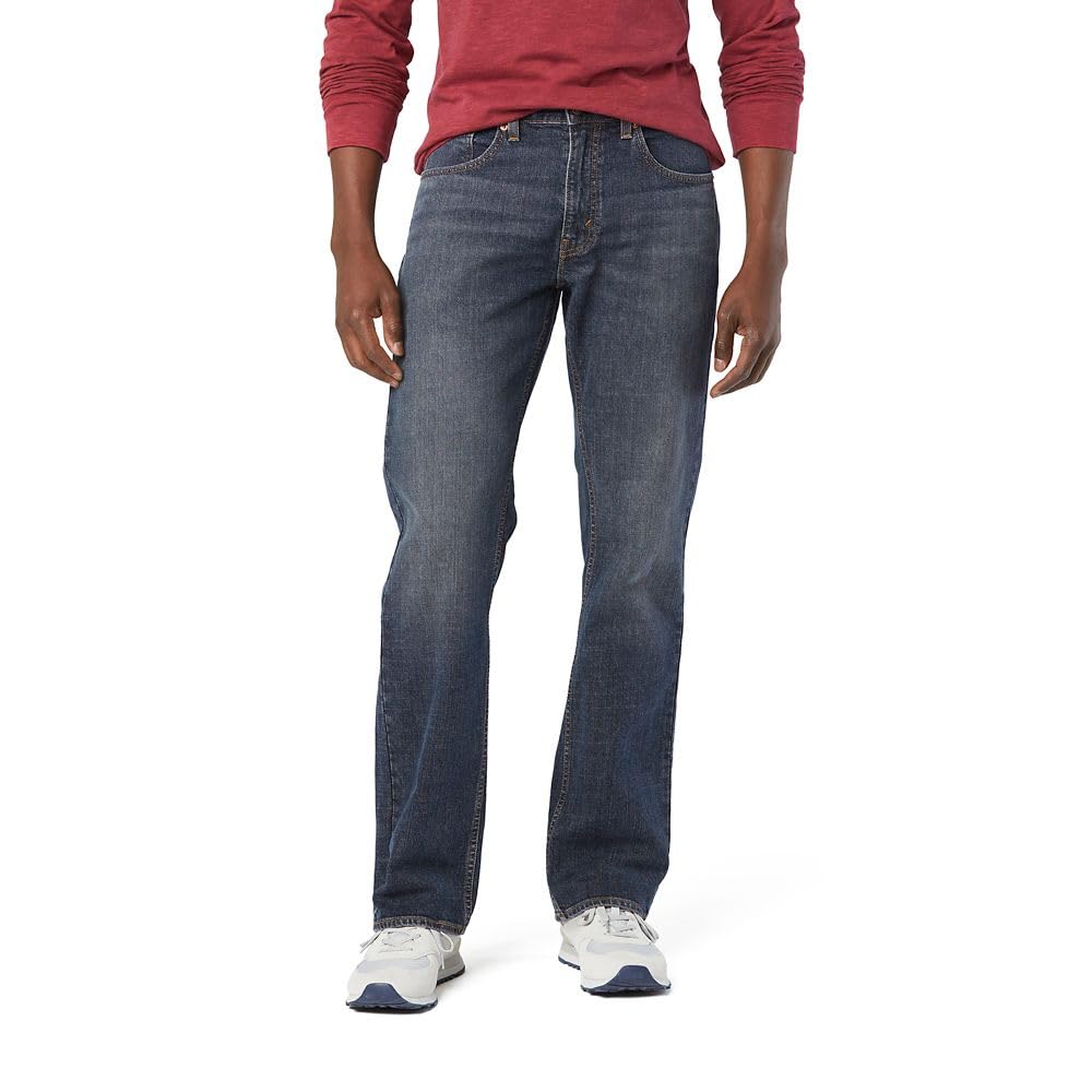 Levi Strauss Signature Gold Men's Relaxed Fit Flex Waistband Jeans