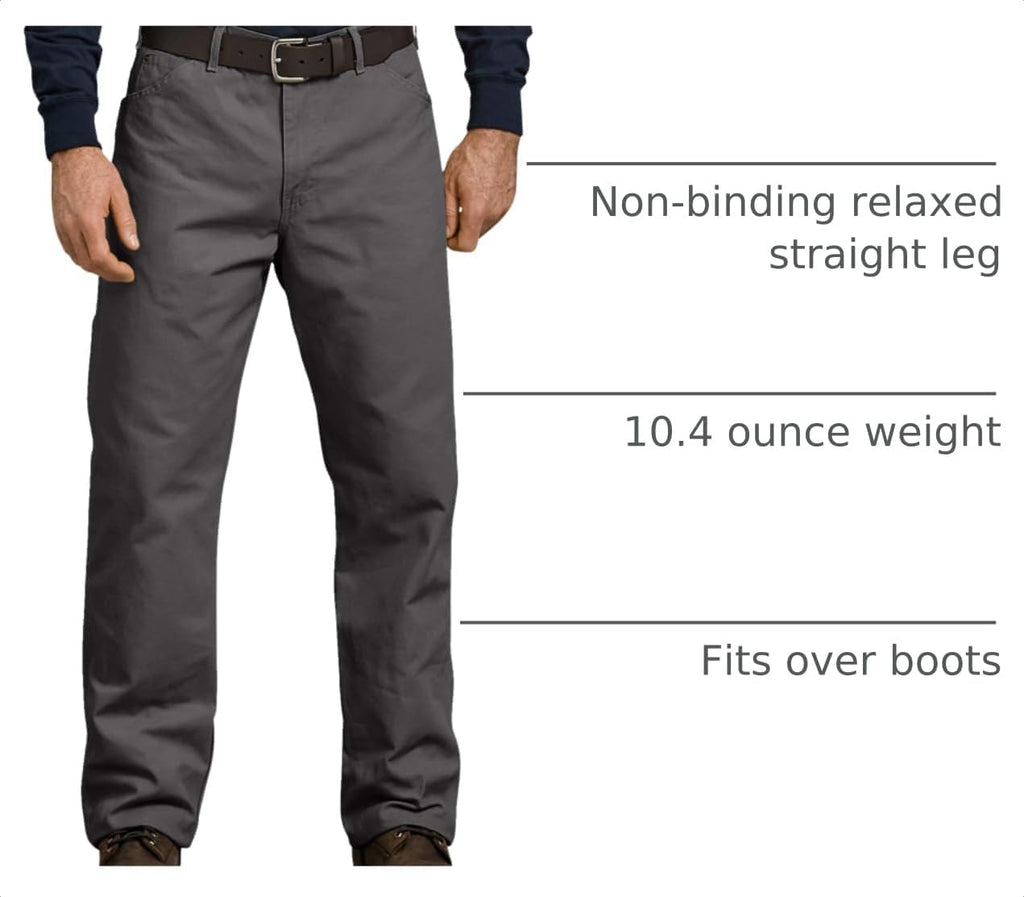 Dickies Men's Relaxed Fit Heavyweight Duck Carpenter Pants