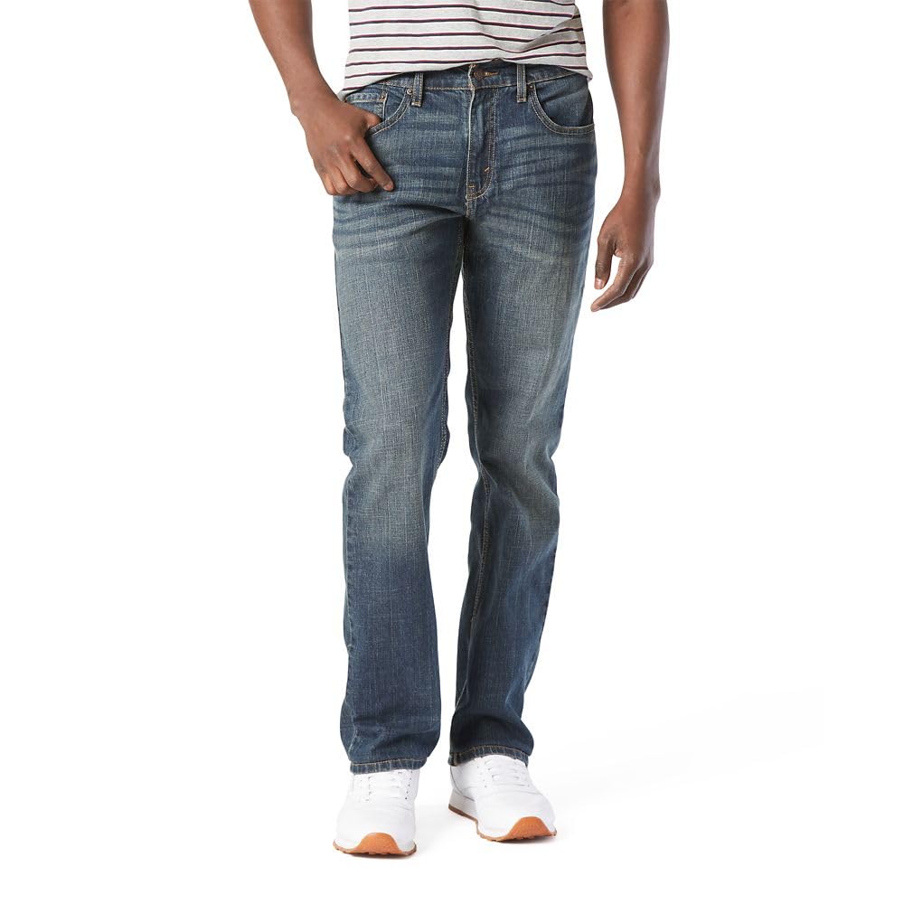 Levi Strauss Signature Gold Men's Relaxed Fit Flex Jeans