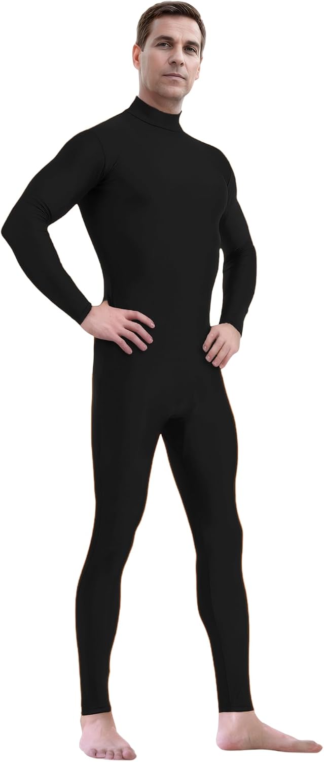ATHX Men's and Women's Bodysuit Costume One Piece Unitard Halloween Spandex Skin Suit Cosplay Stretchy Full Body Zentai Suit