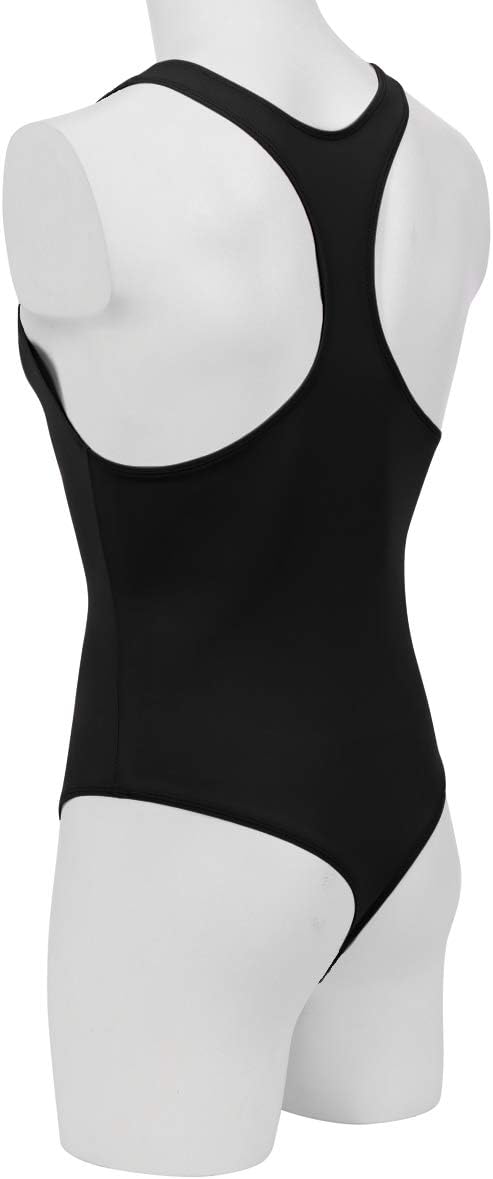 FYMNSI Men's Leotard Underwear Sexy Racer Back One-Piece Bodysuit Stretch Swimsuit Thongs Singlet Workout