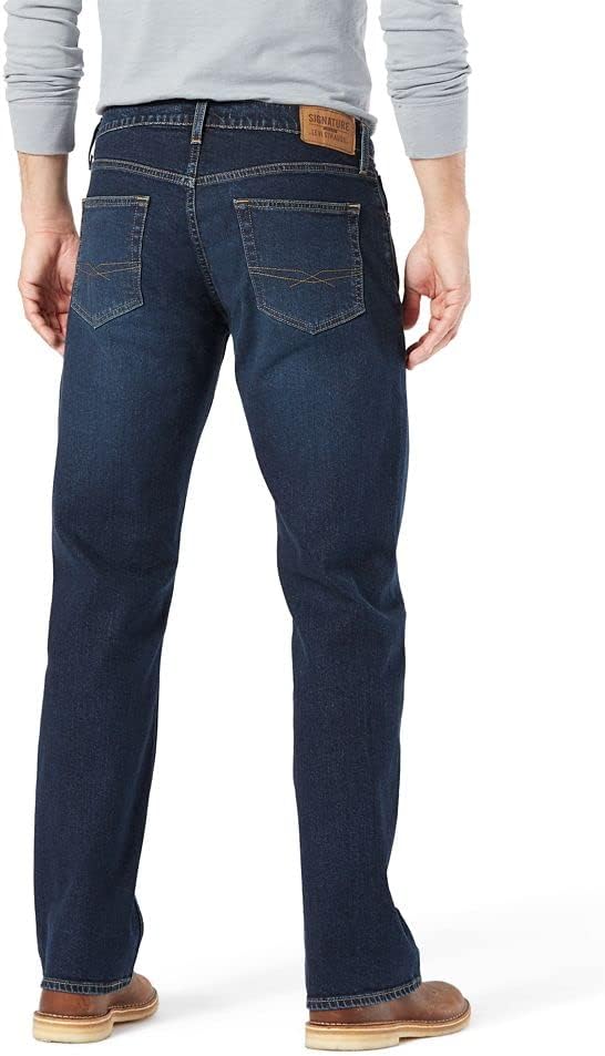 Levi Strauss Signature Gold Men's Relaxed Fit Flex Jeans