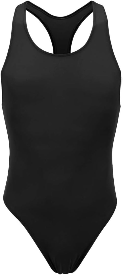 FYMNSI Men's Leotard Underwear Sexy Racer Back One-Piece Bodysuit Stretch Swimsuit Thongs Singlet Workout
