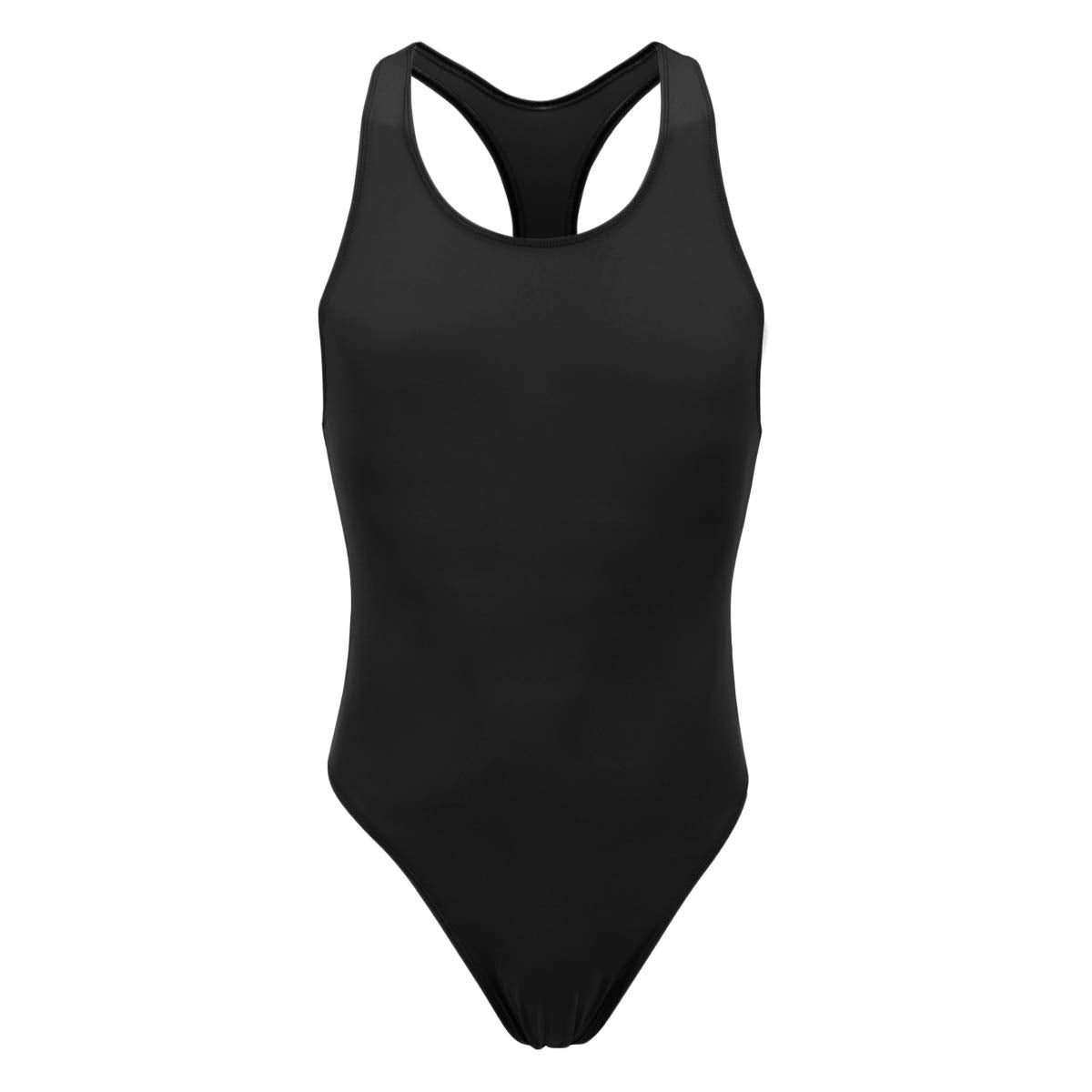 FYMNSI Men's Leotard Underwear Sexy Racer Back One-Piece Bodysuit Stretch Swimsuit Thongs Singlet Workout