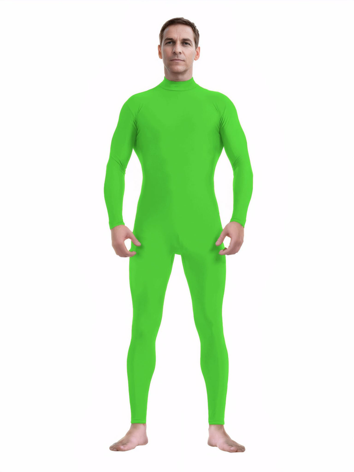 ATHX Men's and Women's Bodysuit Costume One Piece Unitard Halloween Spandex Skin Suit Cosplay Stretchy Full Body Zentai Suit