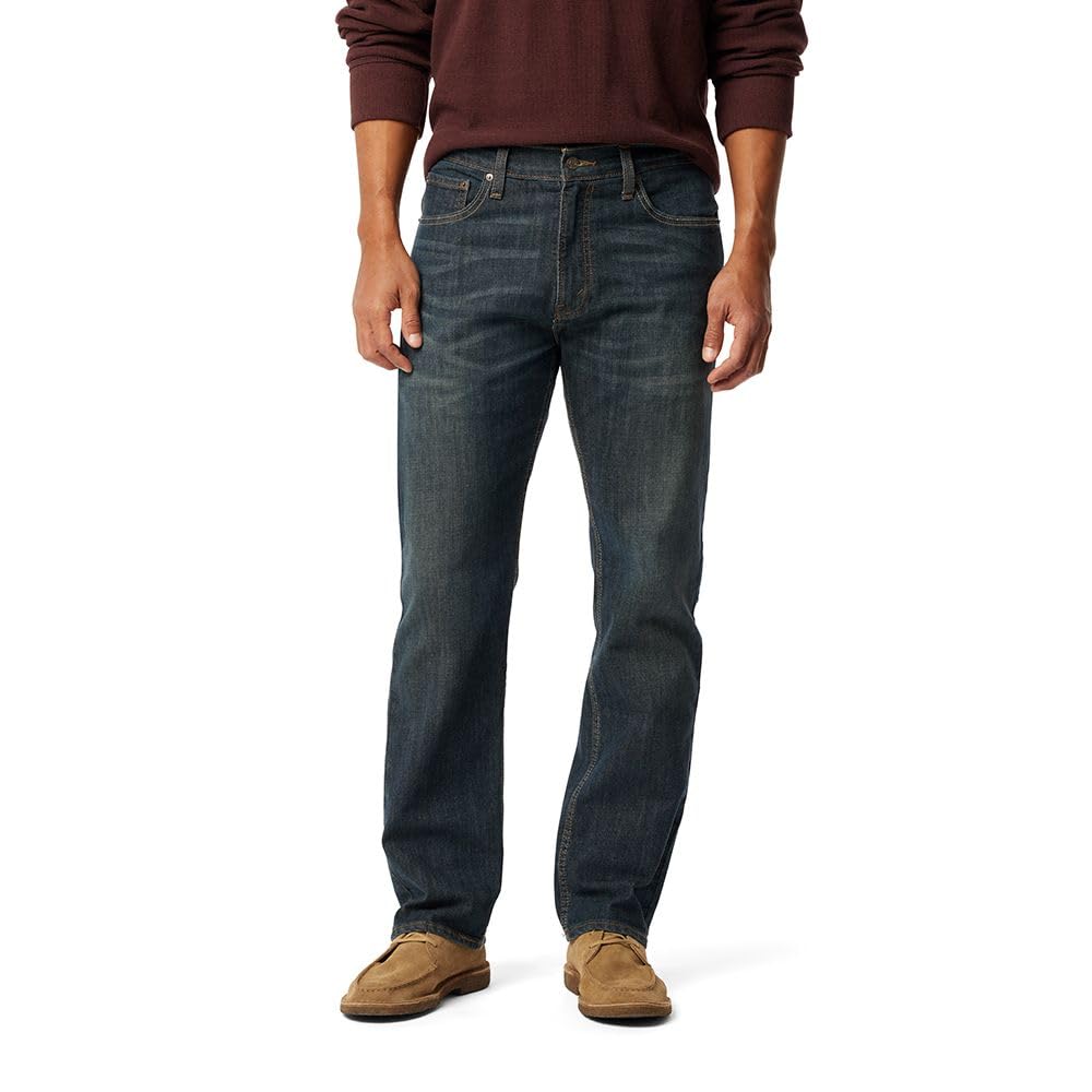 Levi Strauss Signature Gold Men's Relaxed Fit Flex Waistband Jeans