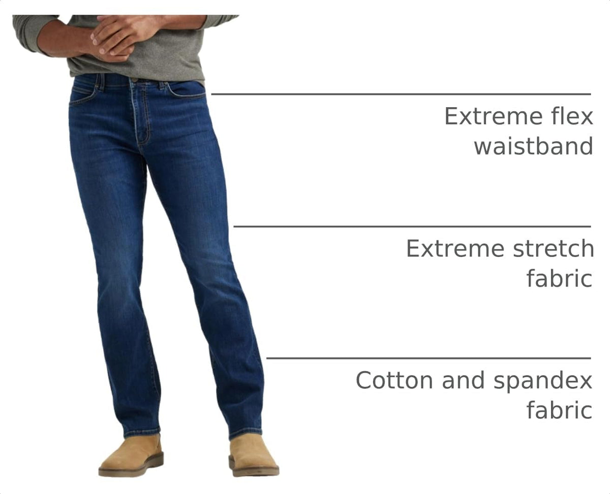 Lee Men's Extreme Motion Regular Straight Jean