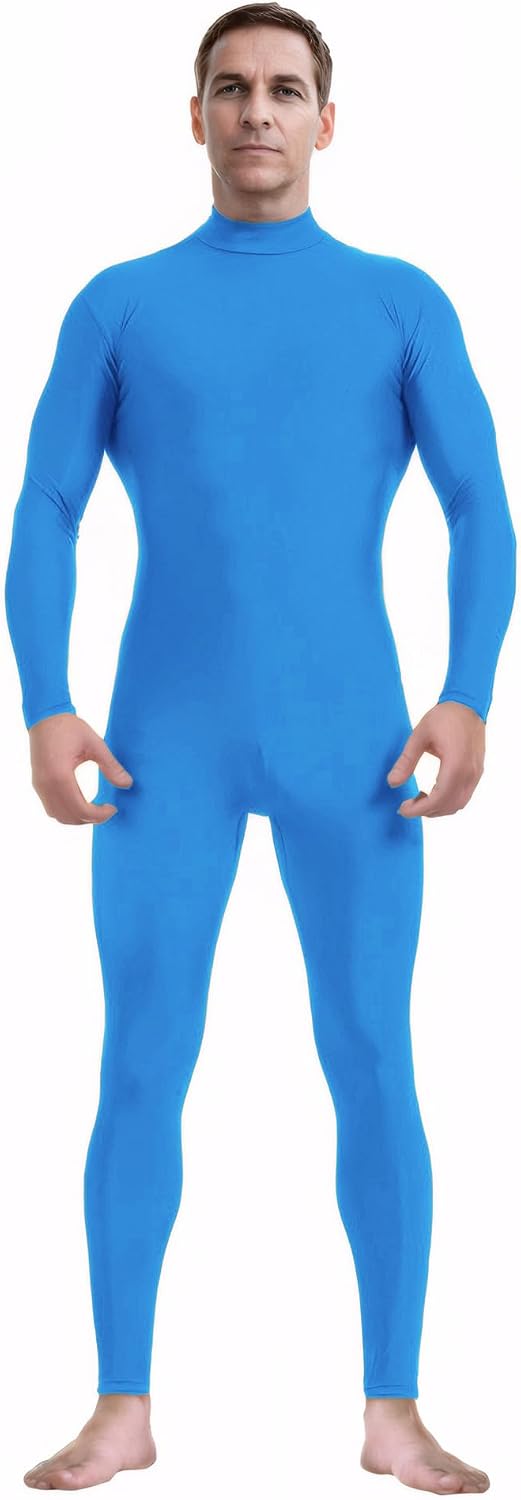 ATHX Men's and Women's Bodysuit Costume One Piece Unitard Halloween Spandex Skin Suit Cosplay Stretchy Full Body Zentai Suit