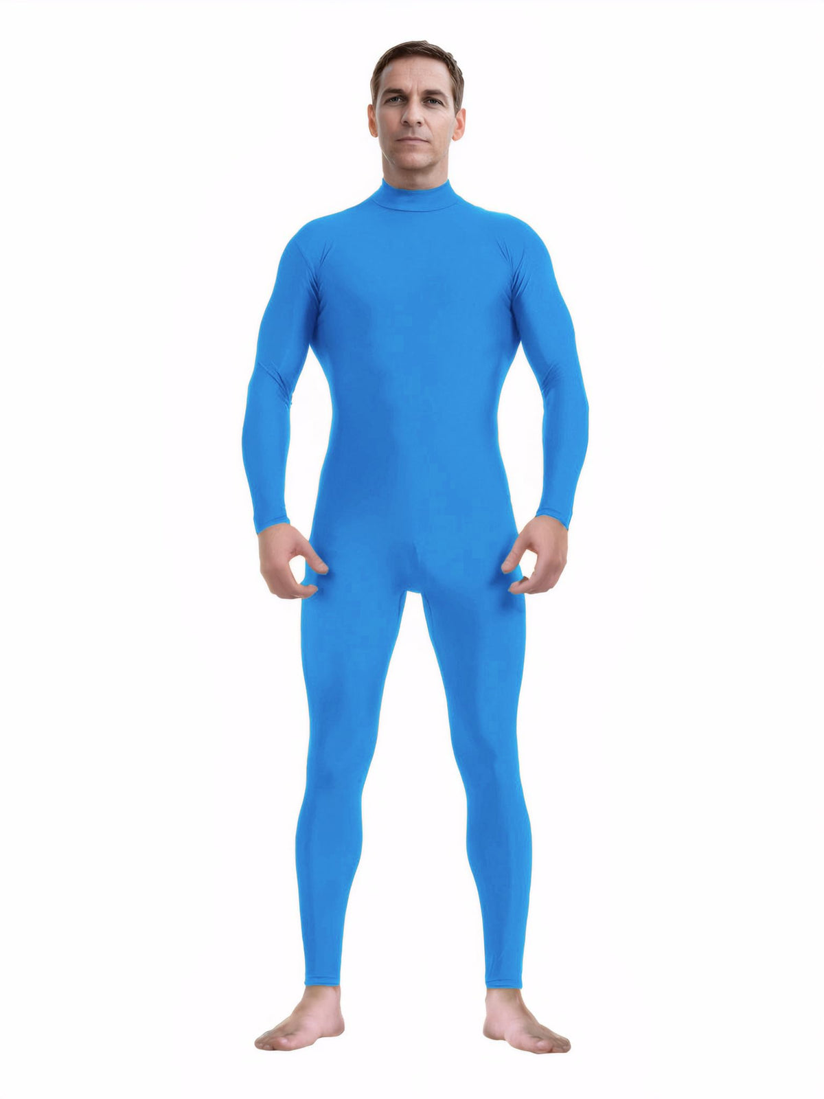 ATHX Men's and Women's Bodysuit Costume One Piece Unitard Halloween Spandex Skin Suit Cosplay Stretchy Full Body Zentai Suit