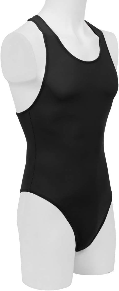 FYMNSI Men's Leotard Underwear Sexy Racer Back One-Piece Bodysuit Stretch Swimsuit Thongs Singlet Workout