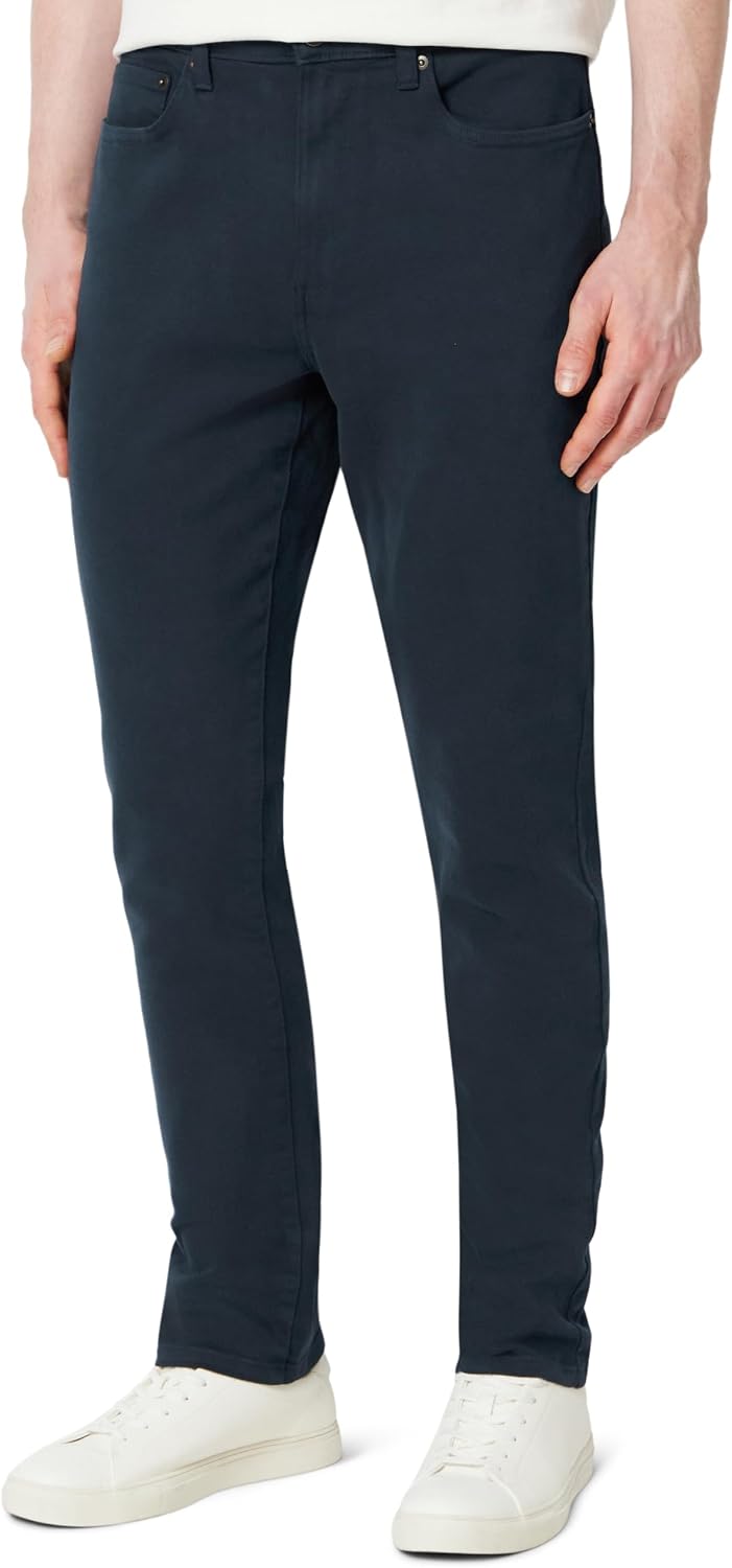 Amazon Essentials Men's Slim Fit Garment Dyed Five Pocket Pants