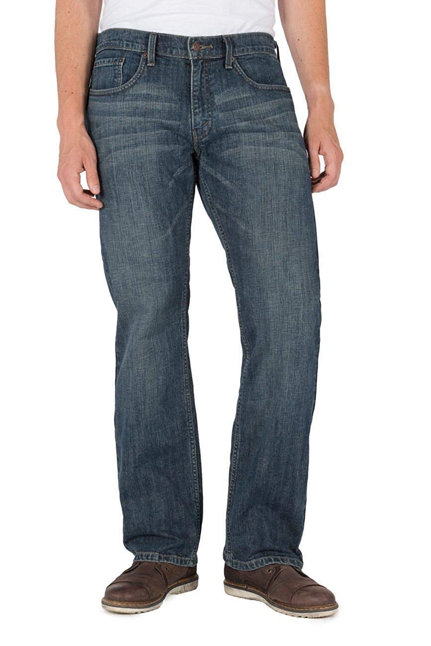 Levi Strauss Signature Gold Men's Relaxed Fit Flex Waistband Jeans