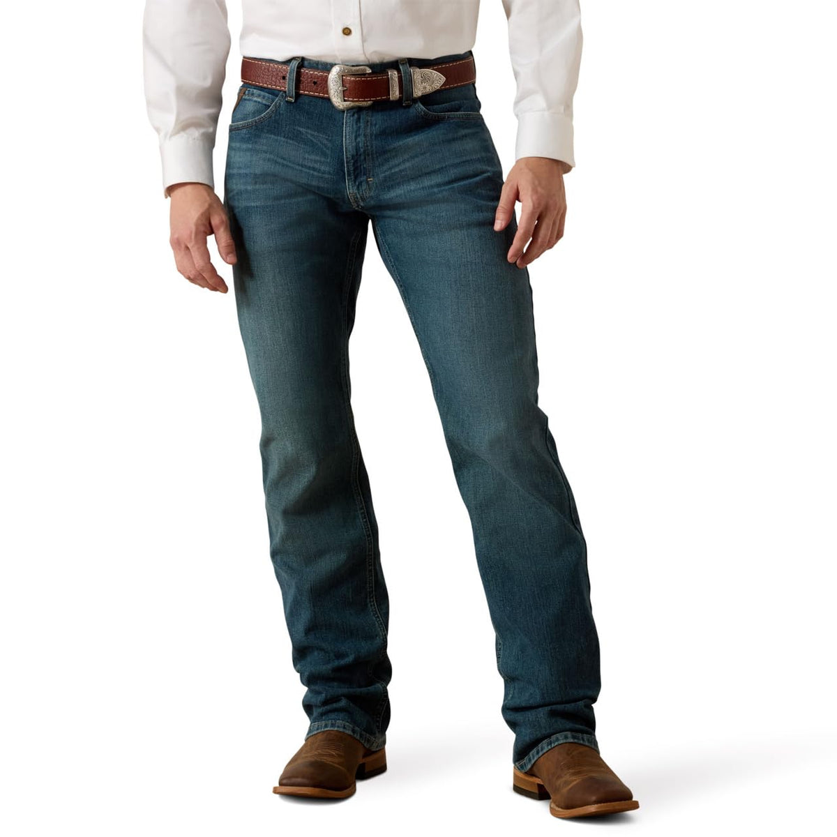 Ariat Men's M4 Low Rise Stretch Legacy Boot Cut Jean