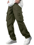 Comdecevis Men's Casual Cargo Pants Tactical Work Pants with Pockets