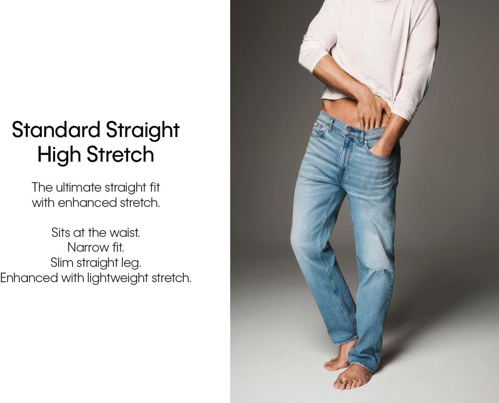 Calvin Klein Men's Straight High Stretch Jeans