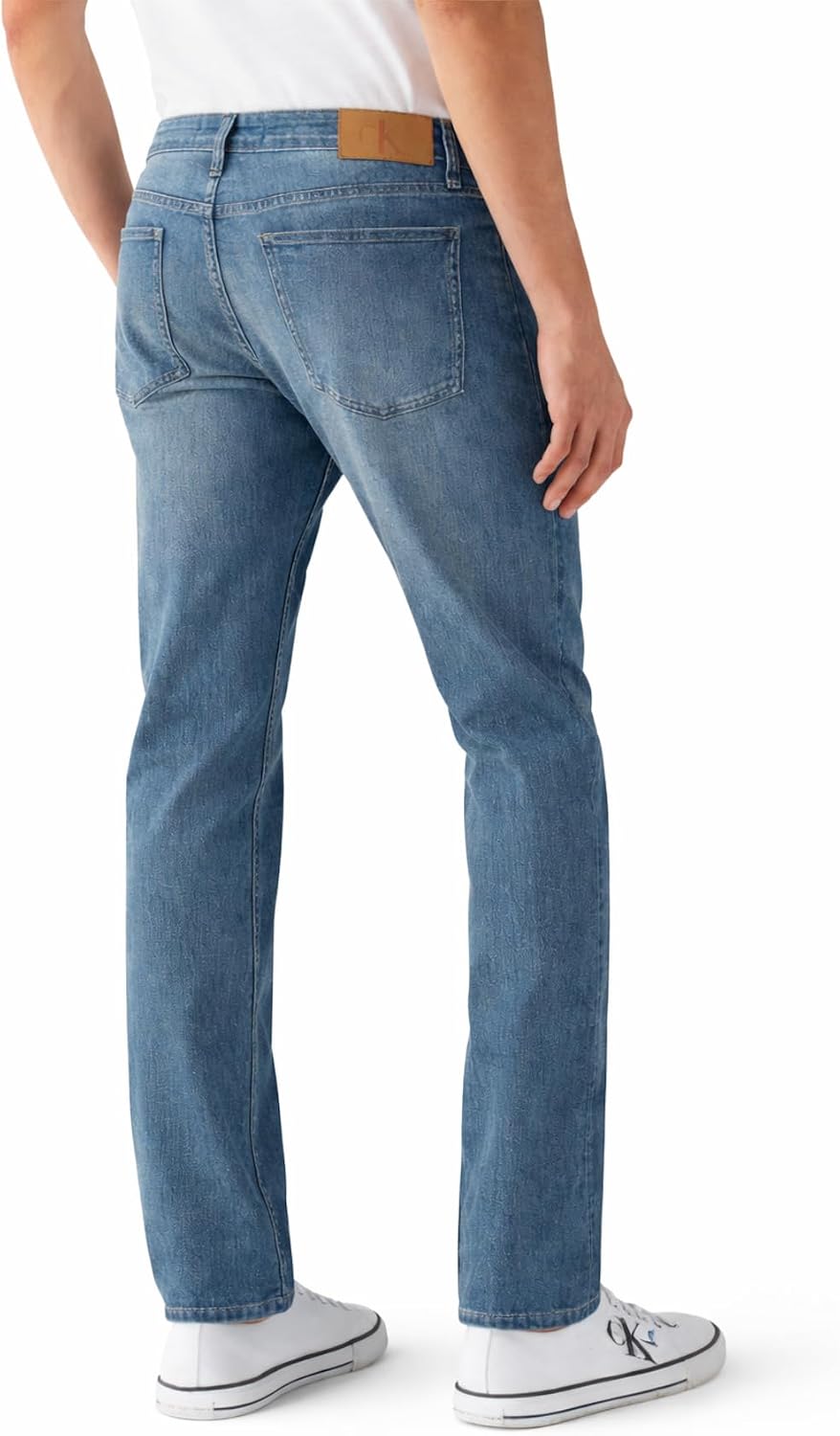 Calvin Klein Jeans Men's High Stretch Straight Fit Denim Jean