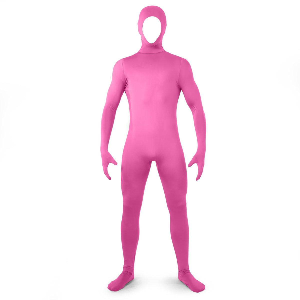 Spooktacular Creations Mens Halloween Costume Open Face Bodysuit Jumpsuit, Zentai Costume Bodysuit for Halloween Party