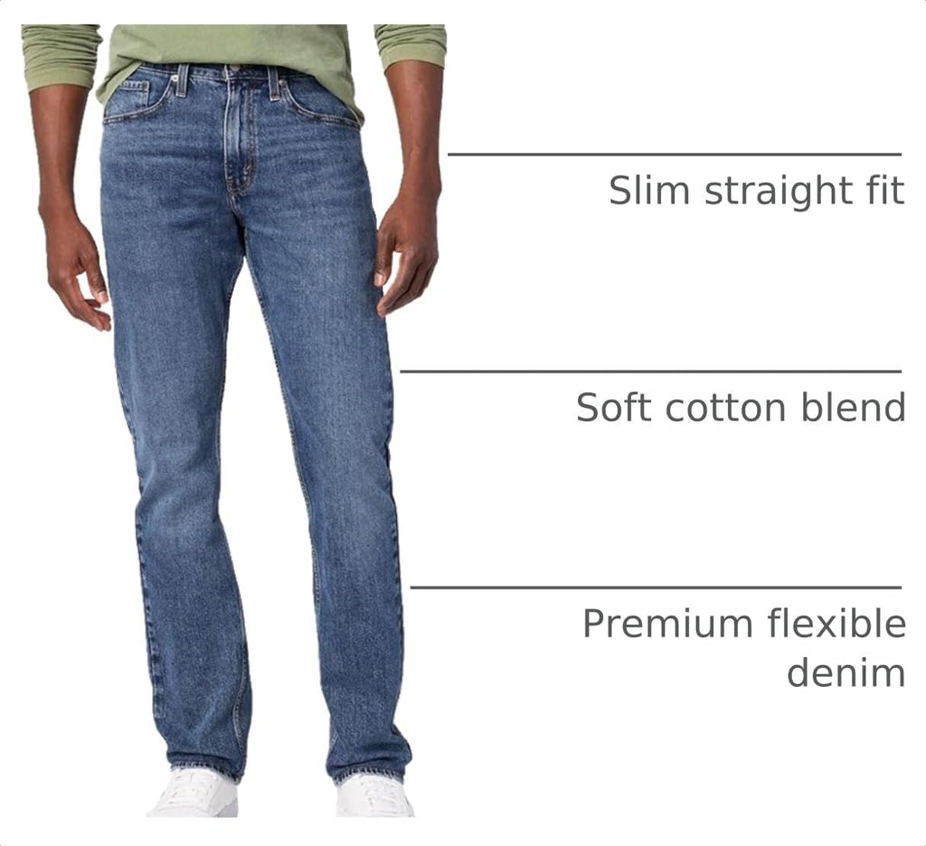 Levi Strauss Signature Gold Men's Slim Straight Fit Jean Pants