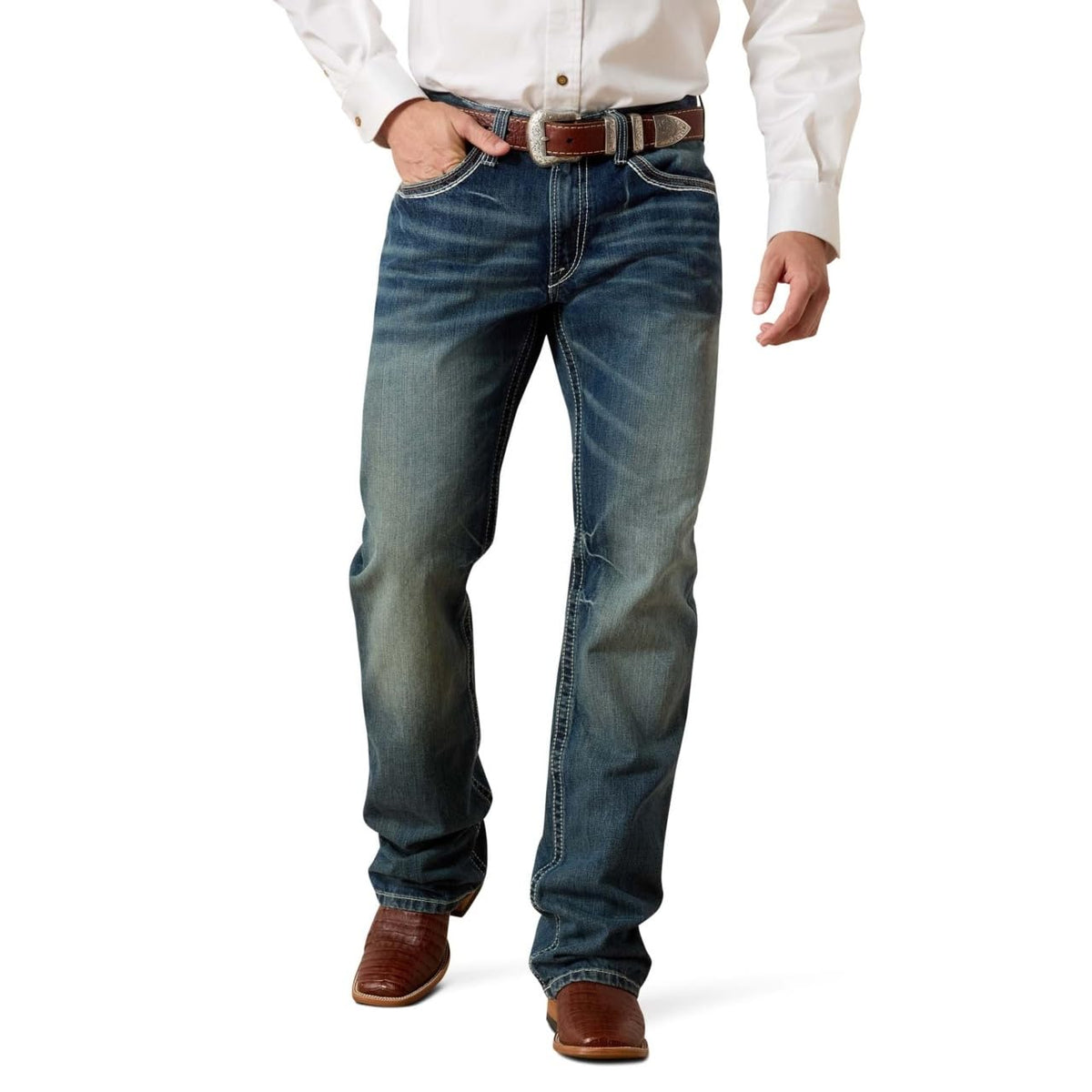 ARIAT M4 Relaxed Stretch Goldfield Bootcut Jeans
