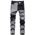 AITITIA Men's Ripped Regular Fit Jeans