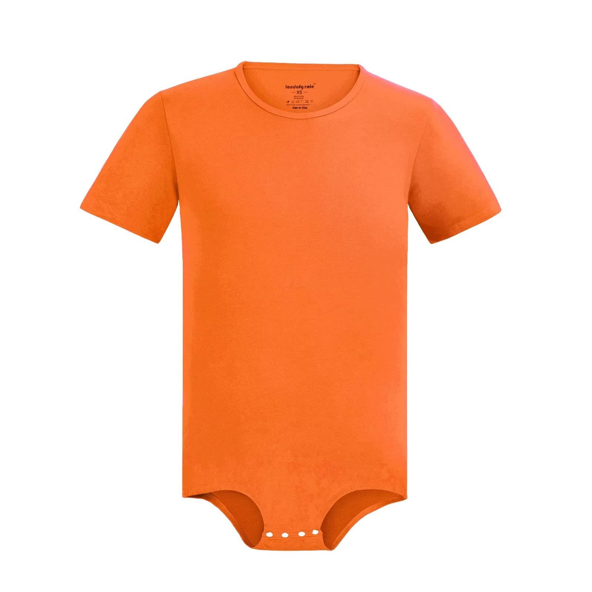Landofgenie Mens Short Sleeve Onesie Solid Basic Bodysuit Pajama