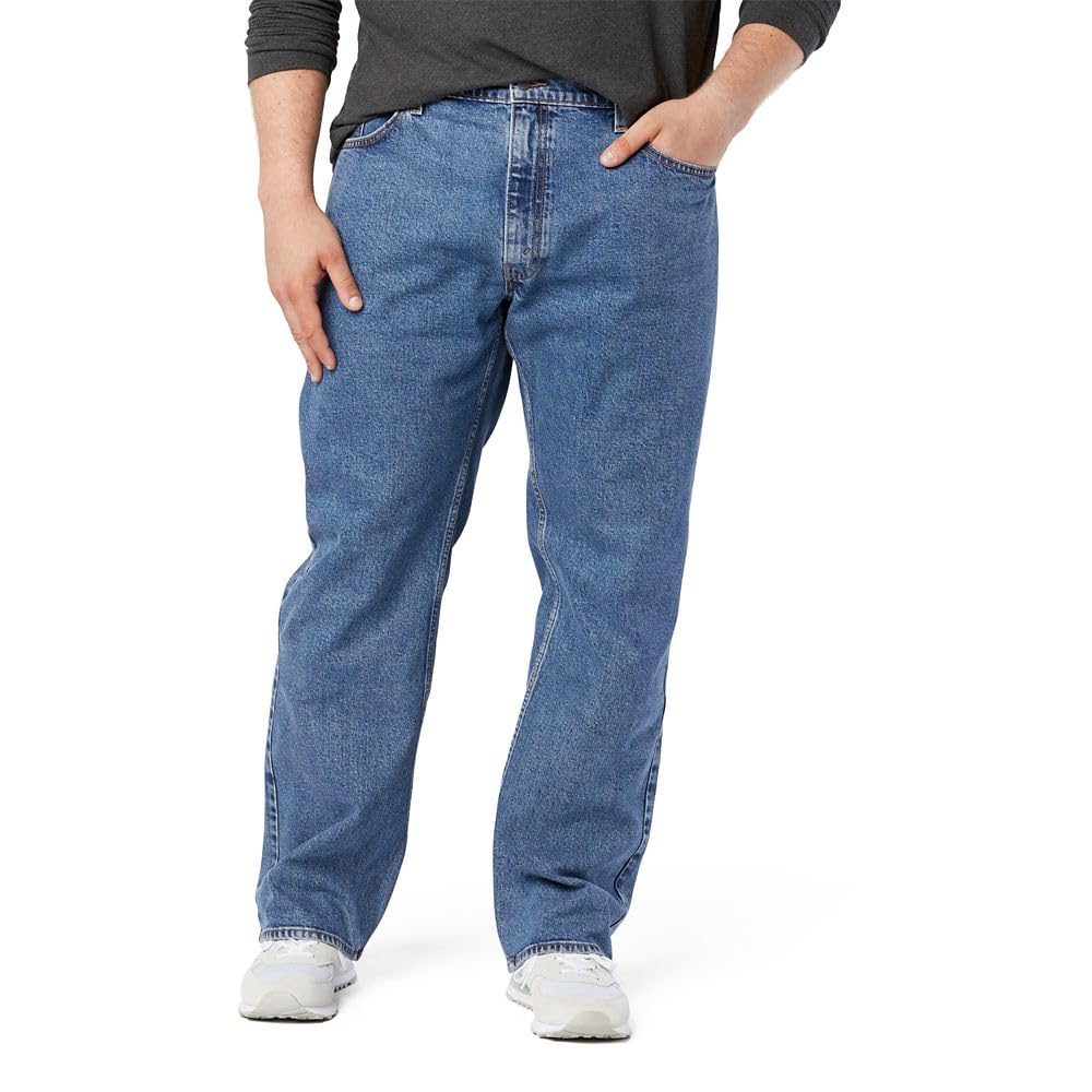 Levi Strauss Signature Gold Men's Relaxed Fit Flex Jeans