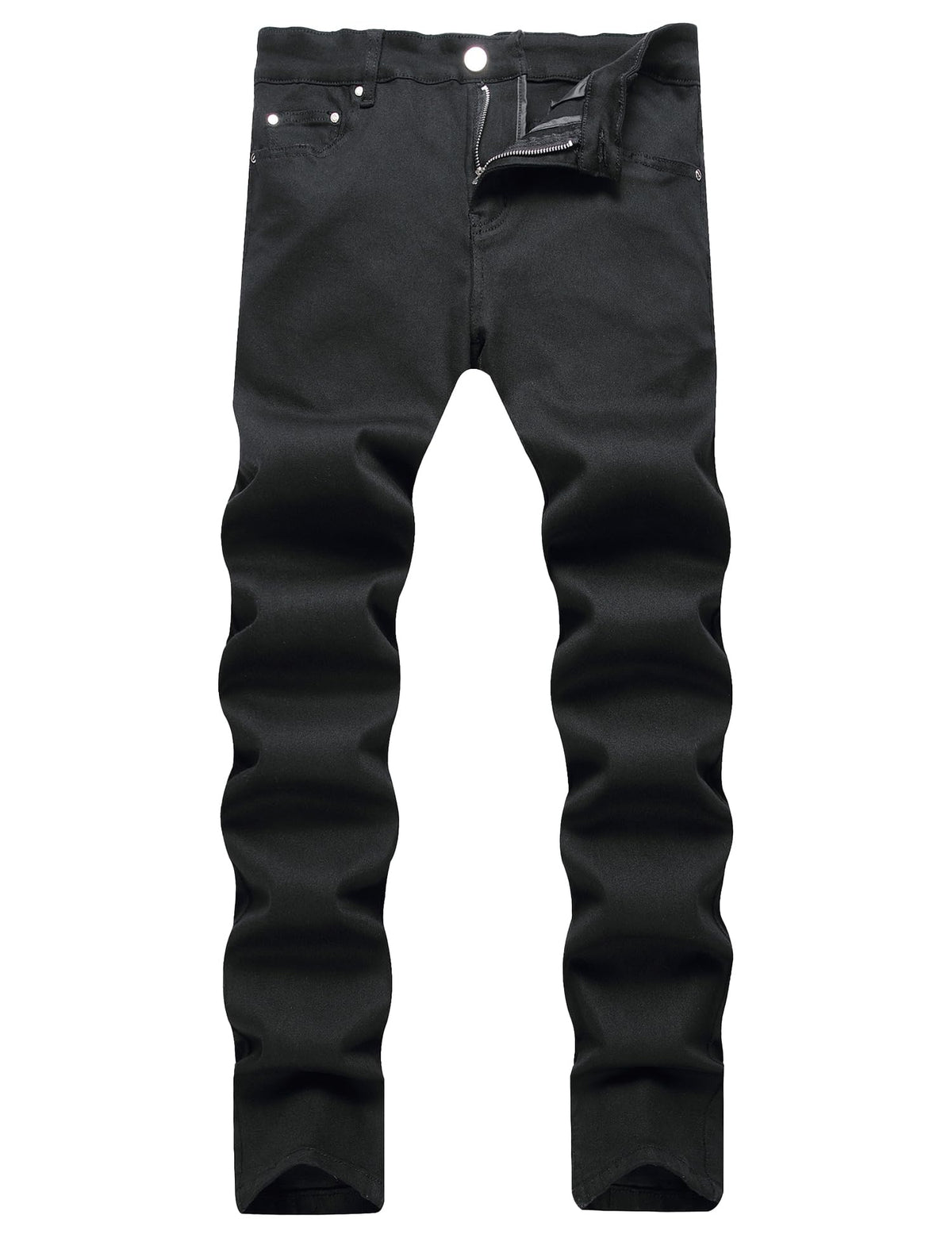 Men's Jeans Slim Fit Stretch Skinny Ripped Jeans for Men Stacked Distressed Straight Pants