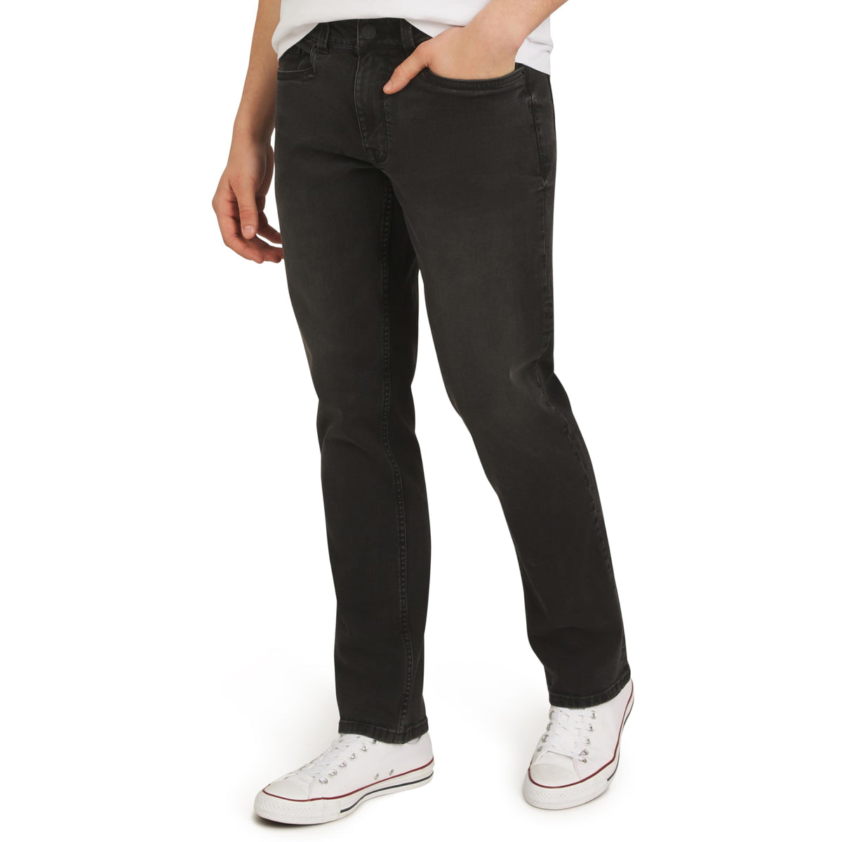 Quiksilver Men's 5 Pocket Straight Fit Stretch Waist Denim Jeans